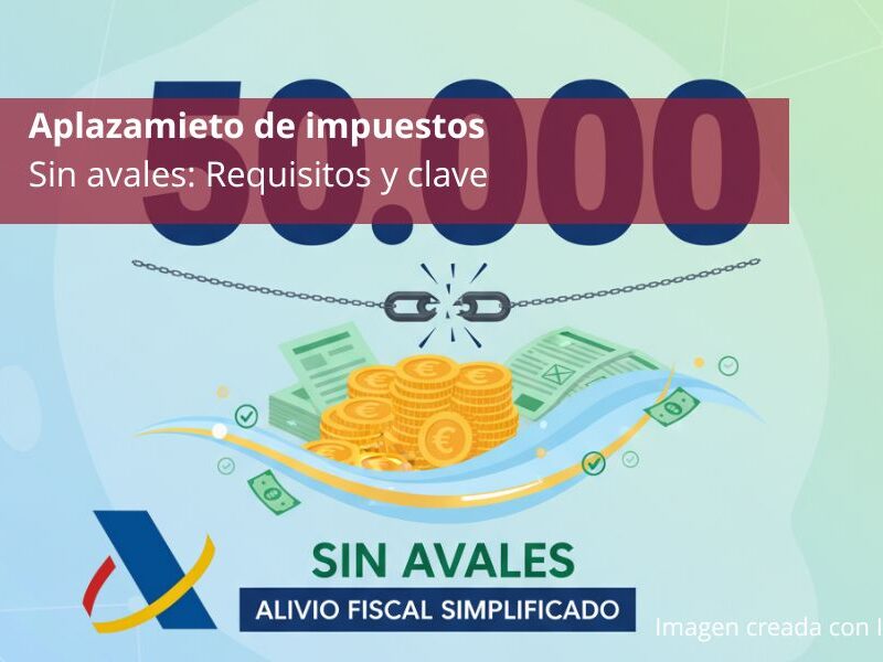 Aplazamientos sin avales